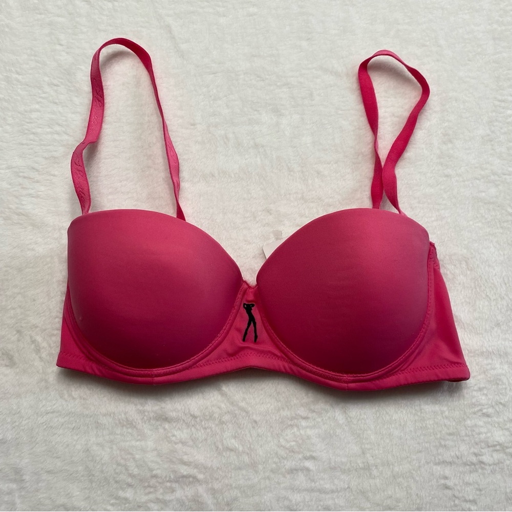 Hustler Hollywood Hot Pink Bra SZ 34B NWT